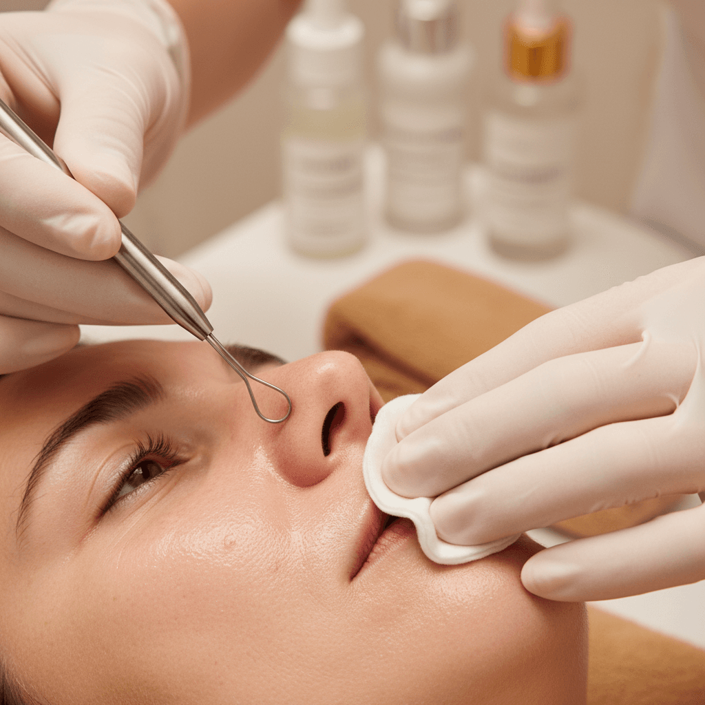 Skin clean-up facial treatment for glowing skin at Studio 91 Falimy Salon